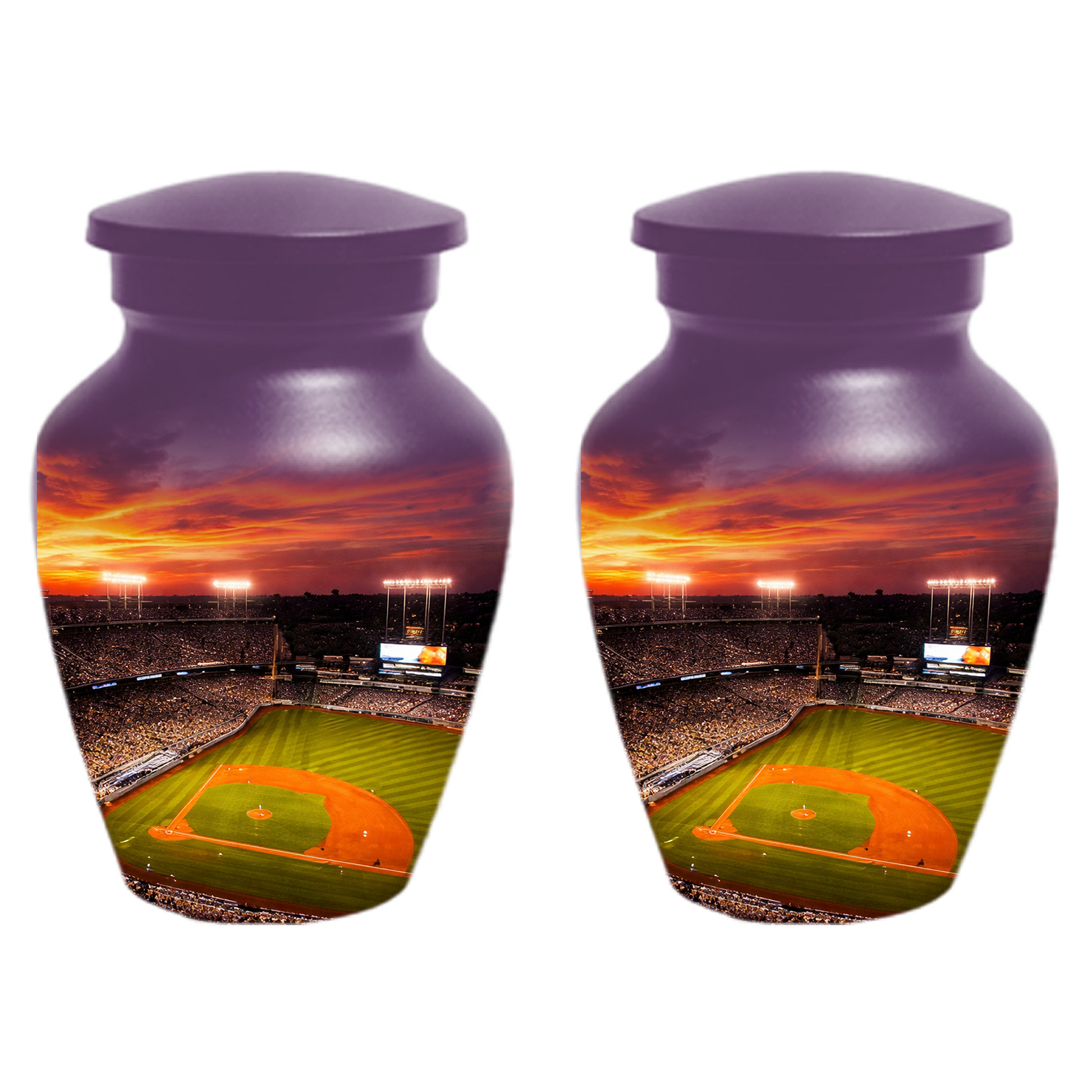 Baseball Stadium Memorial Urn | Custom Cremation Urn for Human Ashes