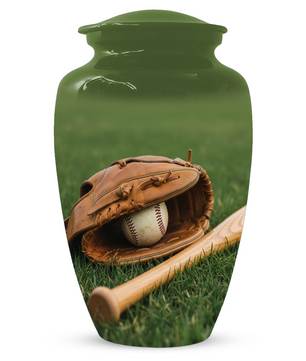 Baseball Urn for Dad | Personalized Cremation Urn for Ashes