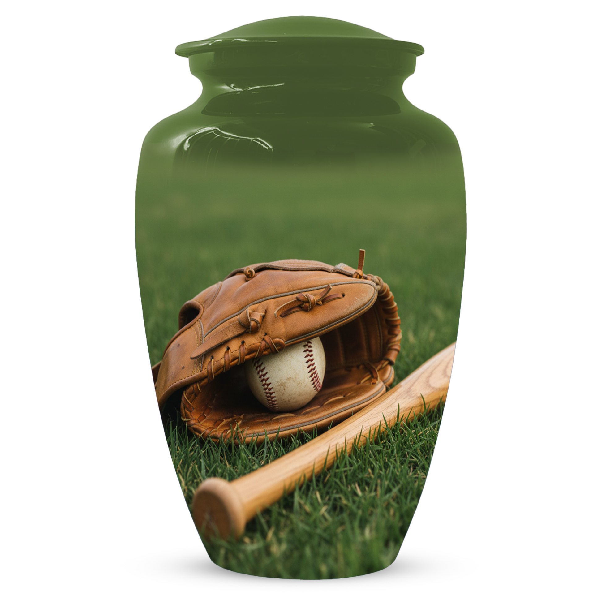 Baseball Urn for Dad | Personalized Cremation Urn for Ashes