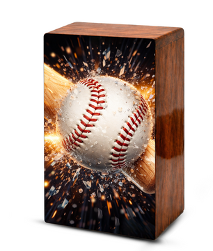 Baseball Bat Urn for Ashes Dad - Baseball Memorial Keepsake Urns Box Male
