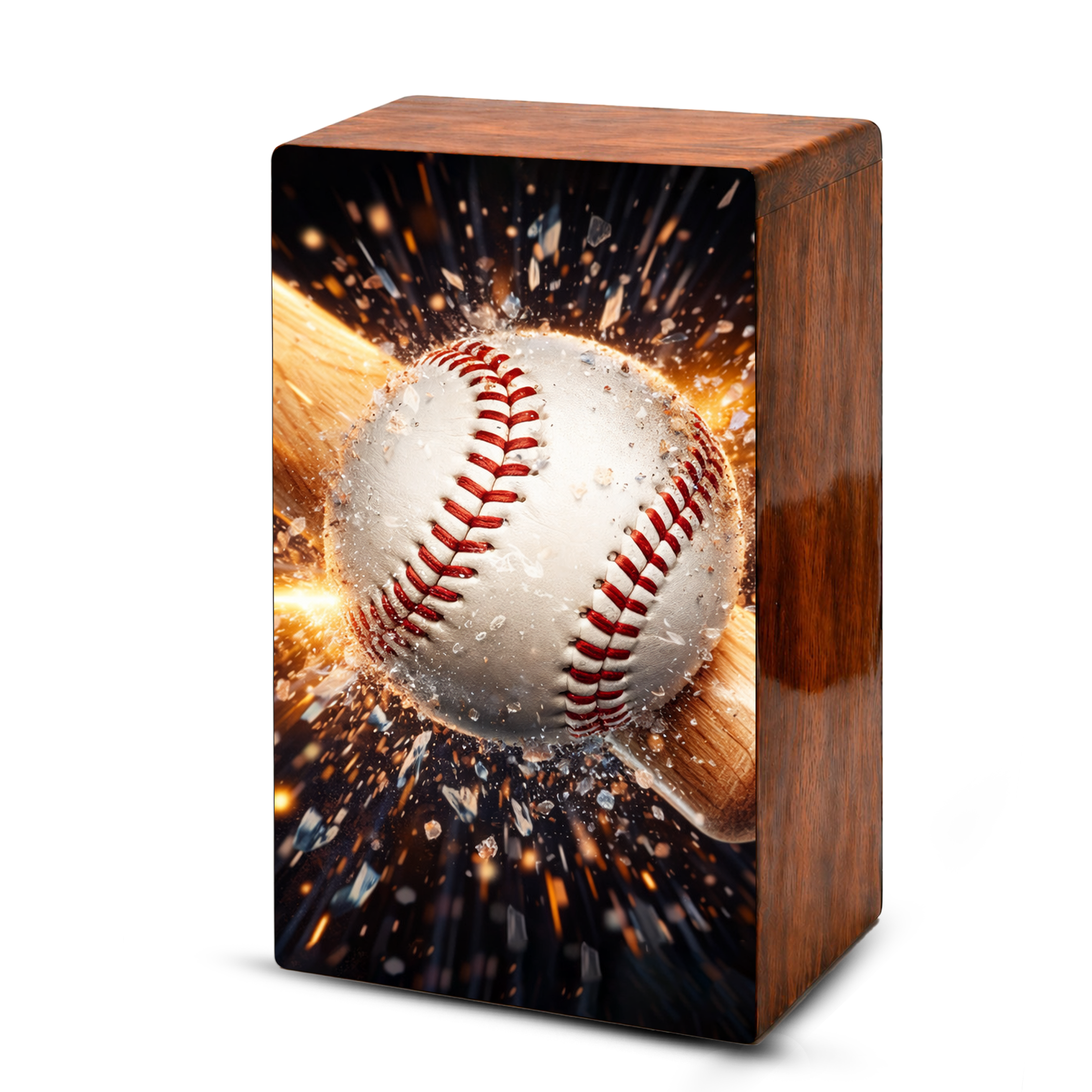Baseball Bat Urn for Ashes Dad - Baseball Memorial Keepsake Urns Box Male