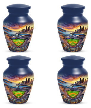 Baseball  Memorial Urns  for Dad – Personalized Baseball Cremation Urn for Ashes