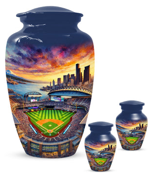 Baseball  Memorial Urns  for Dad – Personalized Baseball Cremation Urn for Ashes