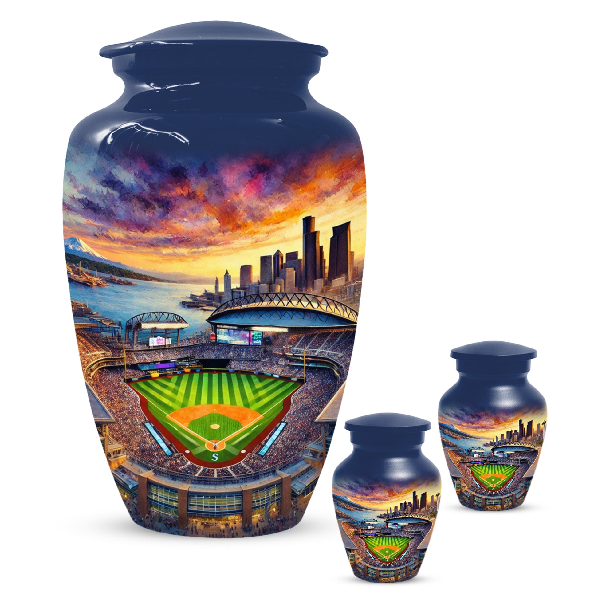 Baseball  Memorial Urns  for Dad – Personalized Baseball Cremation Urn for Ashes