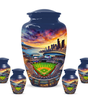 Baseball  Memorial Urns  for Dad – Personalized Baseball Cremation Urn for Ashes