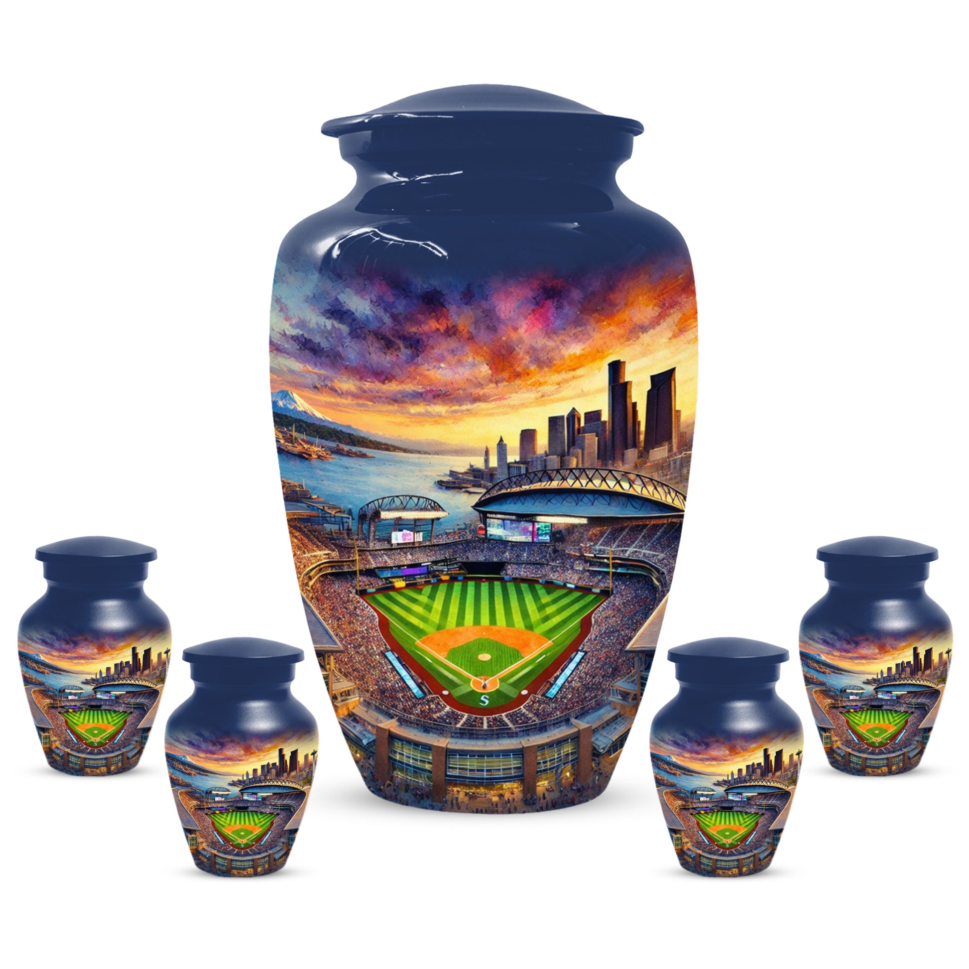 Baseball  Memorial Urns  for Dad – Personalized Baseball Cremation Urn for Ashes