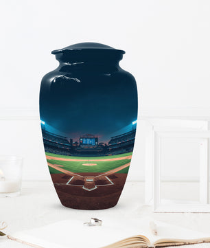 Baseball Stadium Urn for Human Ashes | Baseball Cremation Urn for Adult Memorial