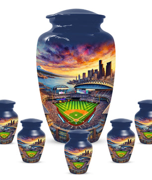 Baseball  Memorial Urns  for Dad – Personalized Baseball Cremation Urn for Ashes