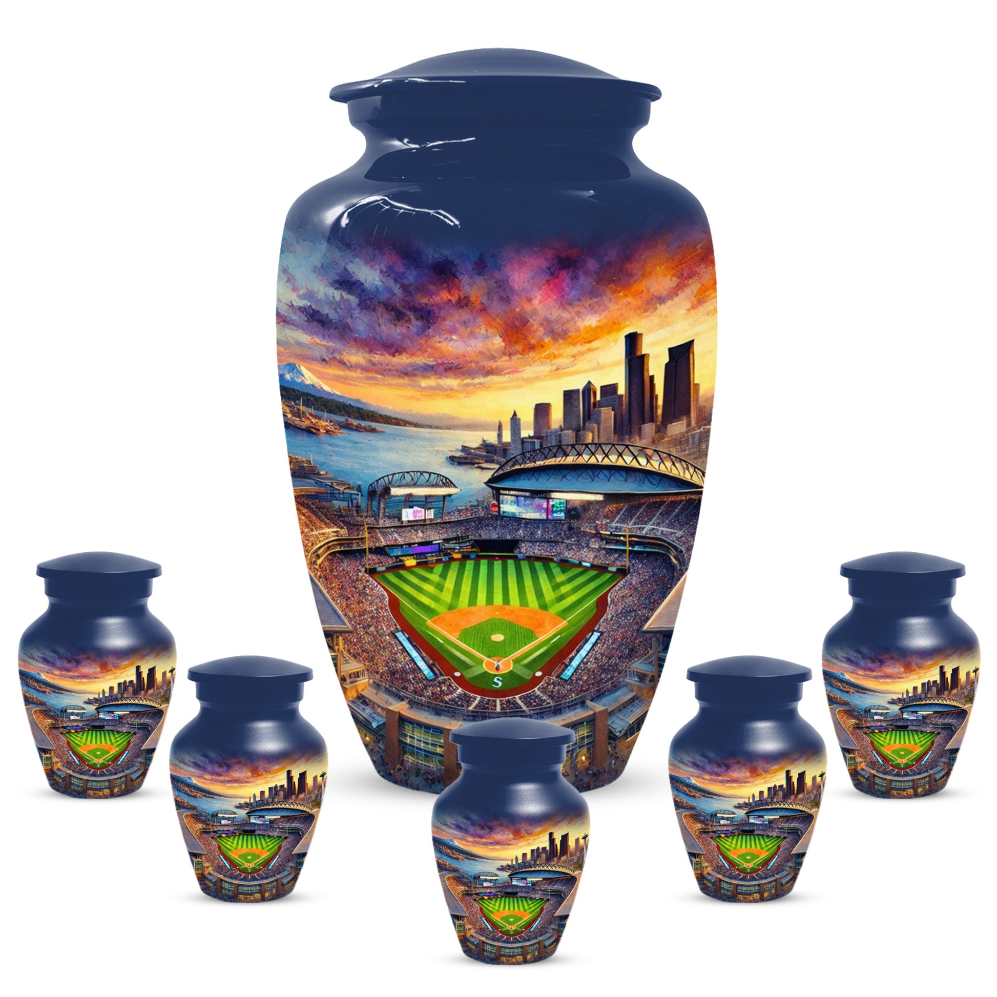 Baseball  Memorial Urns  for Dad – Personalized Baseball Cremation Urn for Ashes