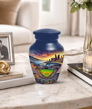 Baseball  Memorial Urns  for Dad – Personalized Baseball Cremation Urn for Ashes