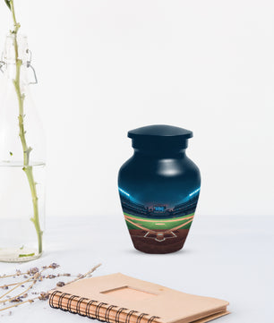Baseball Stadium Urn for Human Ashes | Baseball Cremation Urn for Adult Memorial