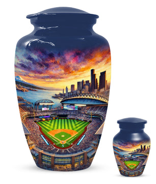Baseball  Memorial Urns  for Dad – Personalized Baseball Cremation Urn for Ashes