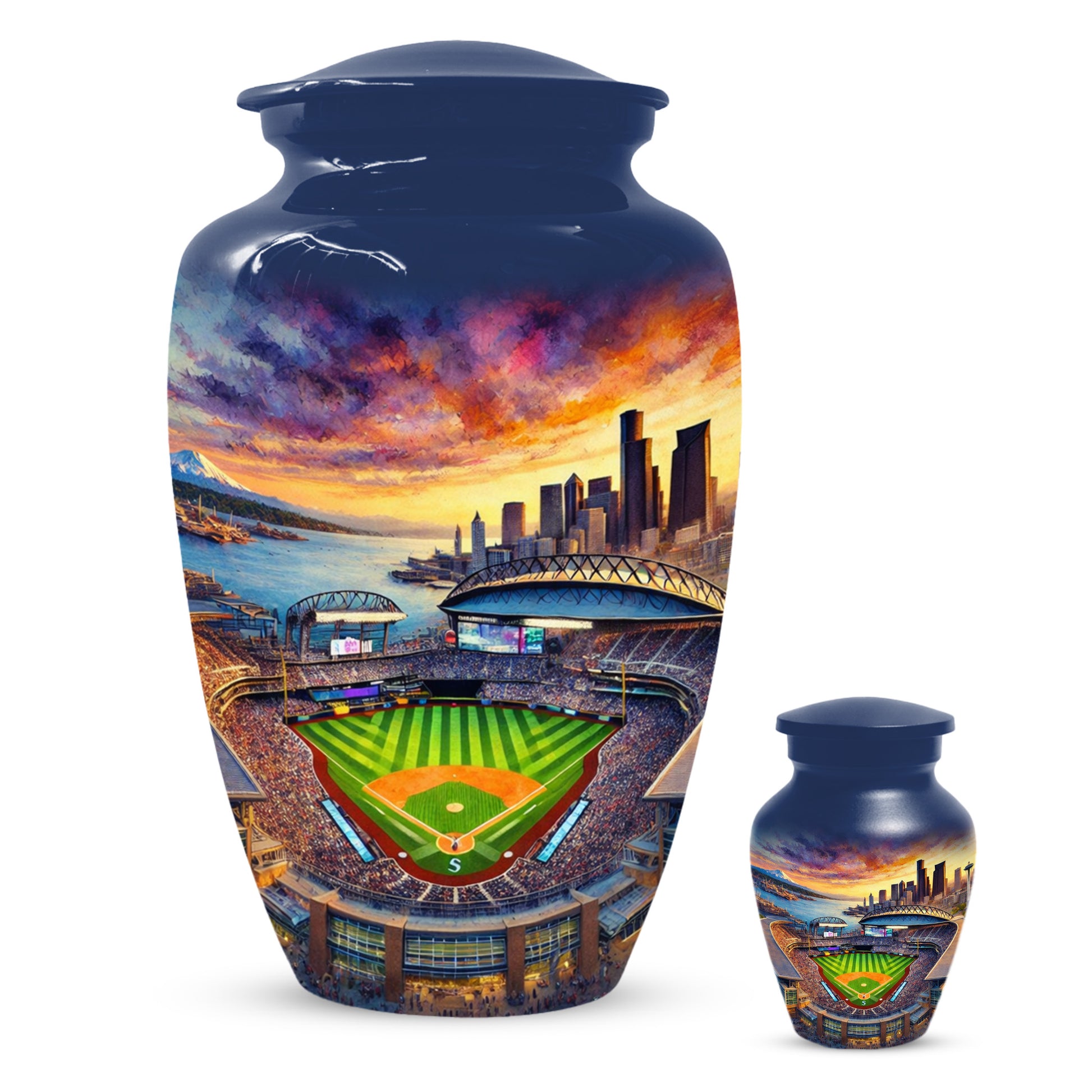 Baseball  Memorial Urns  for Dad – Personalized Baseball Cremation Urn for Ashes