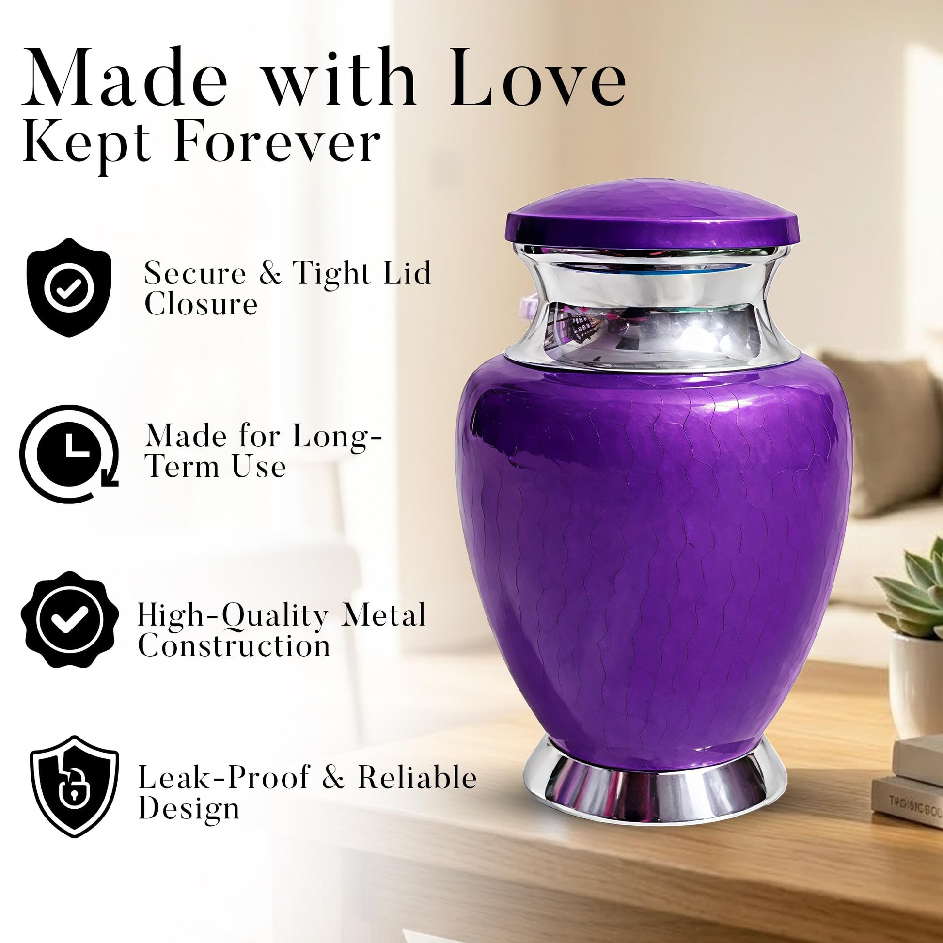 Art Urn for Ashes Adult Male, Color Customization Urns for Human Ash, (Color Theme, Variation 01)
