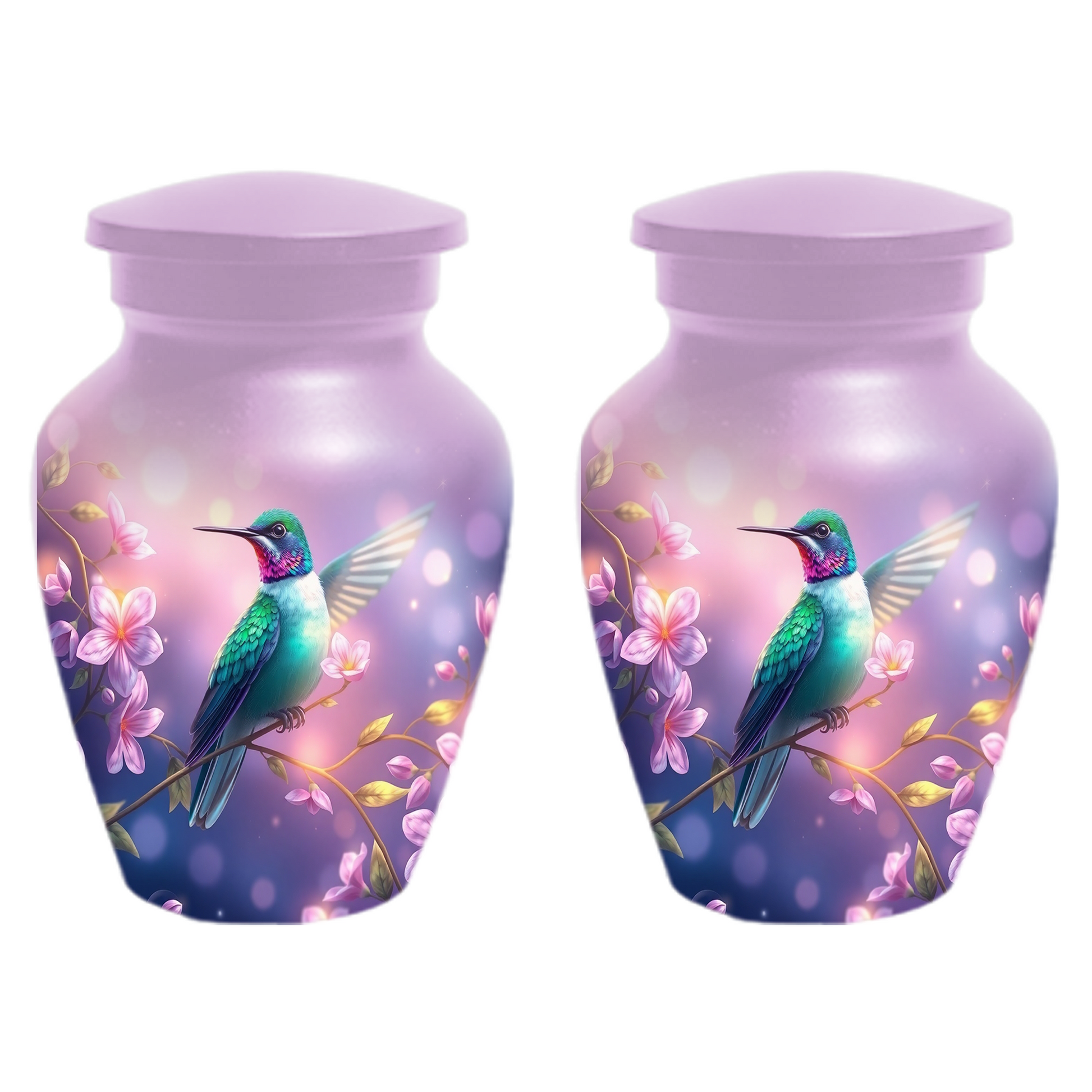 Hummingbird Urn for Mom, Custom Cremation Urn for Human Ashes