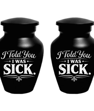 Humour Urns For Human Ashes - Personalized Funny Mini Urn For Adults