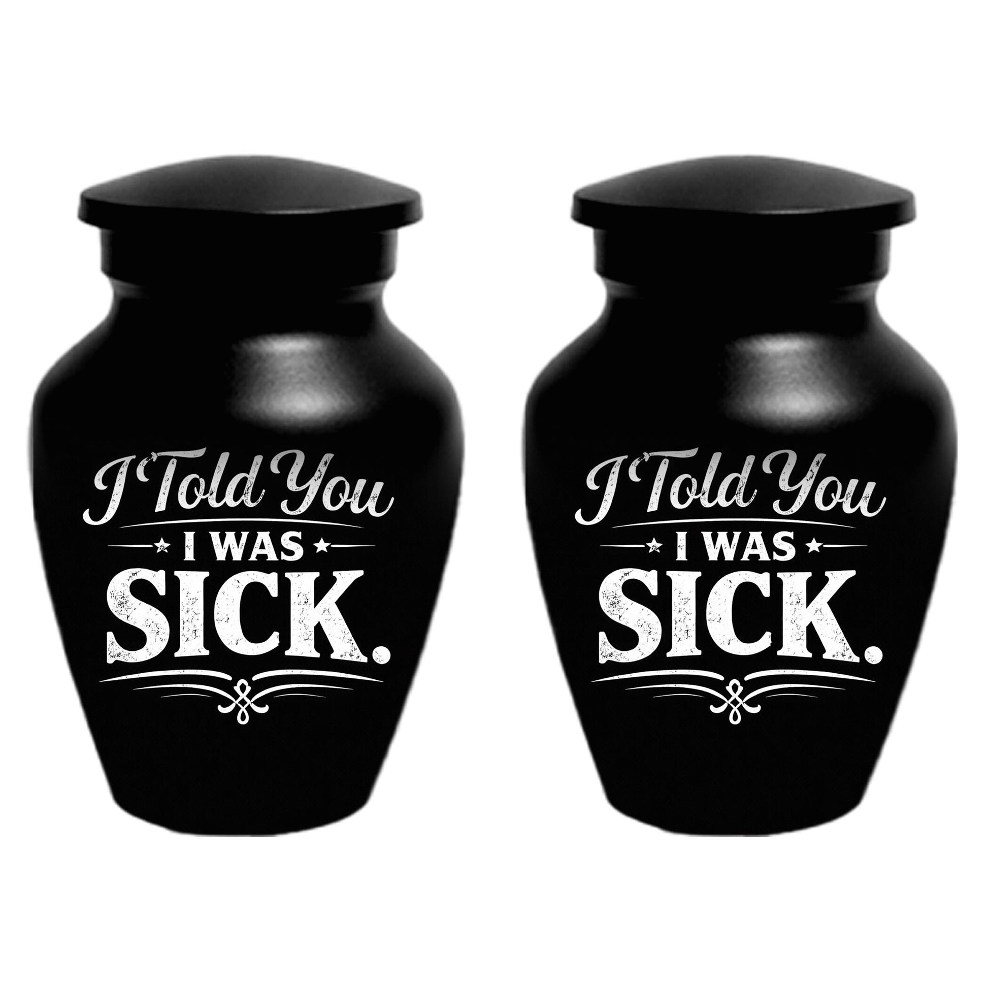 Humour Urns For Human Ashes - Personalized Funny Mini Urn For Adults