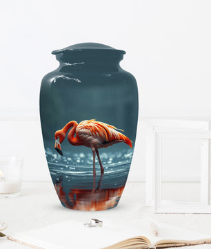 Flamingo Cremation Urn for Ashes – Custom Bird Memorial Urns for Adults