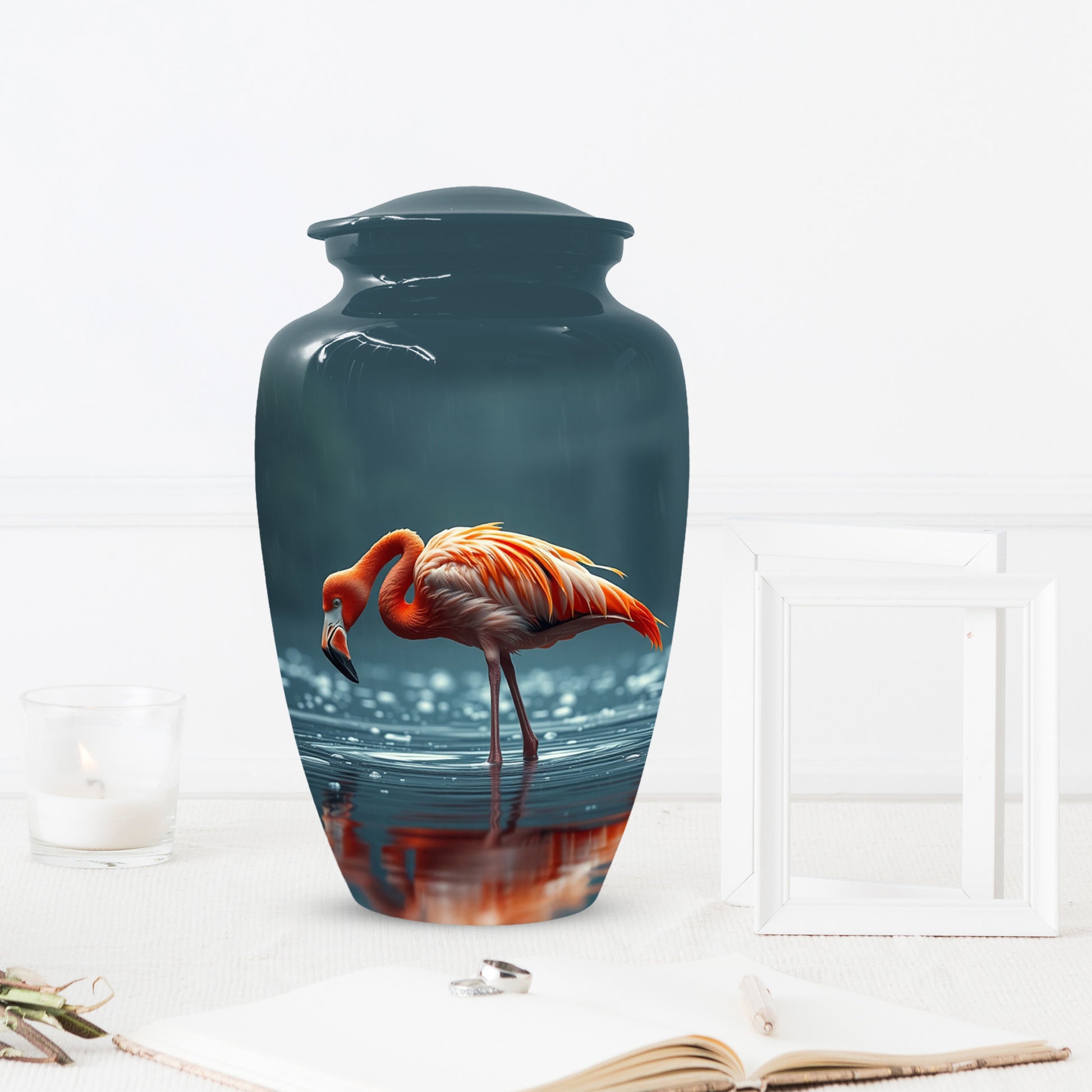 Flamingo Cremation Urn for Ashes – Custom Bird Memorial Urns for Adults