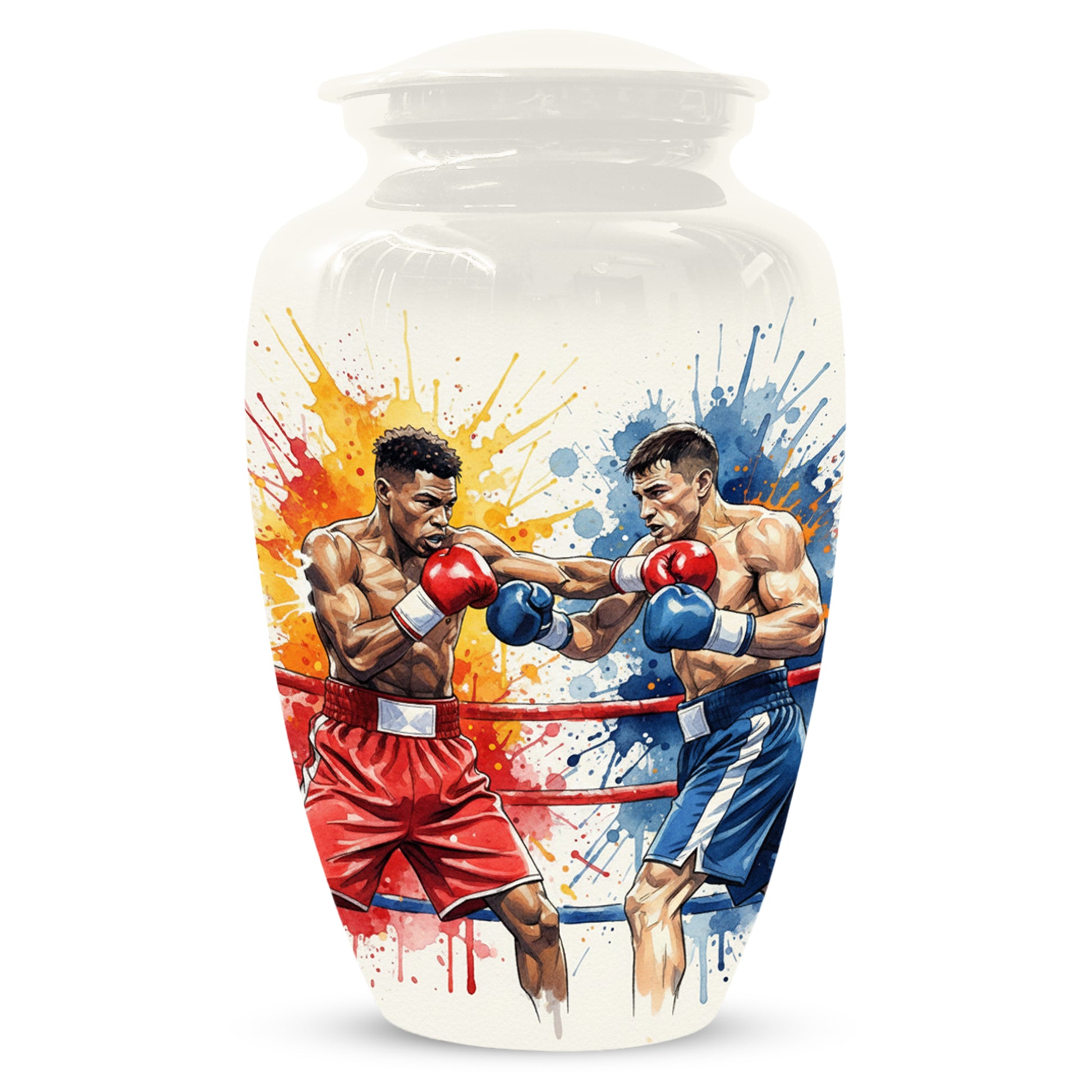 Boxing Urn for Human Ashes | Boxer Adult Cremation Urn Memorial for Men & Dad
