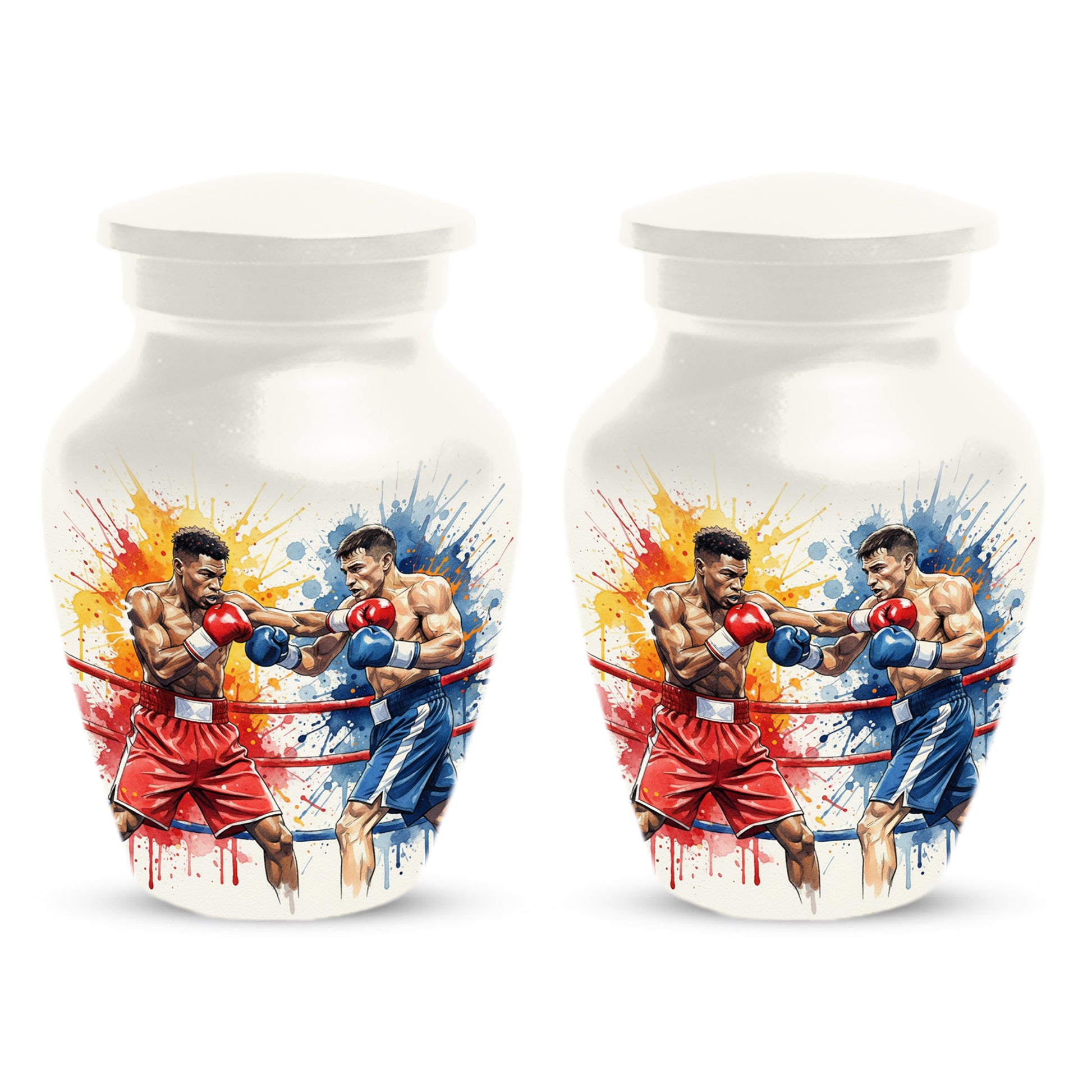Boxing Urn for Human Ashes | Boxer Adult Cremation Urn Memorial for Men & Dad