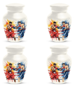 Boxing Urn for Human Ashes | Boxer Adult Cremation Urn Memorial for Men & Dad
