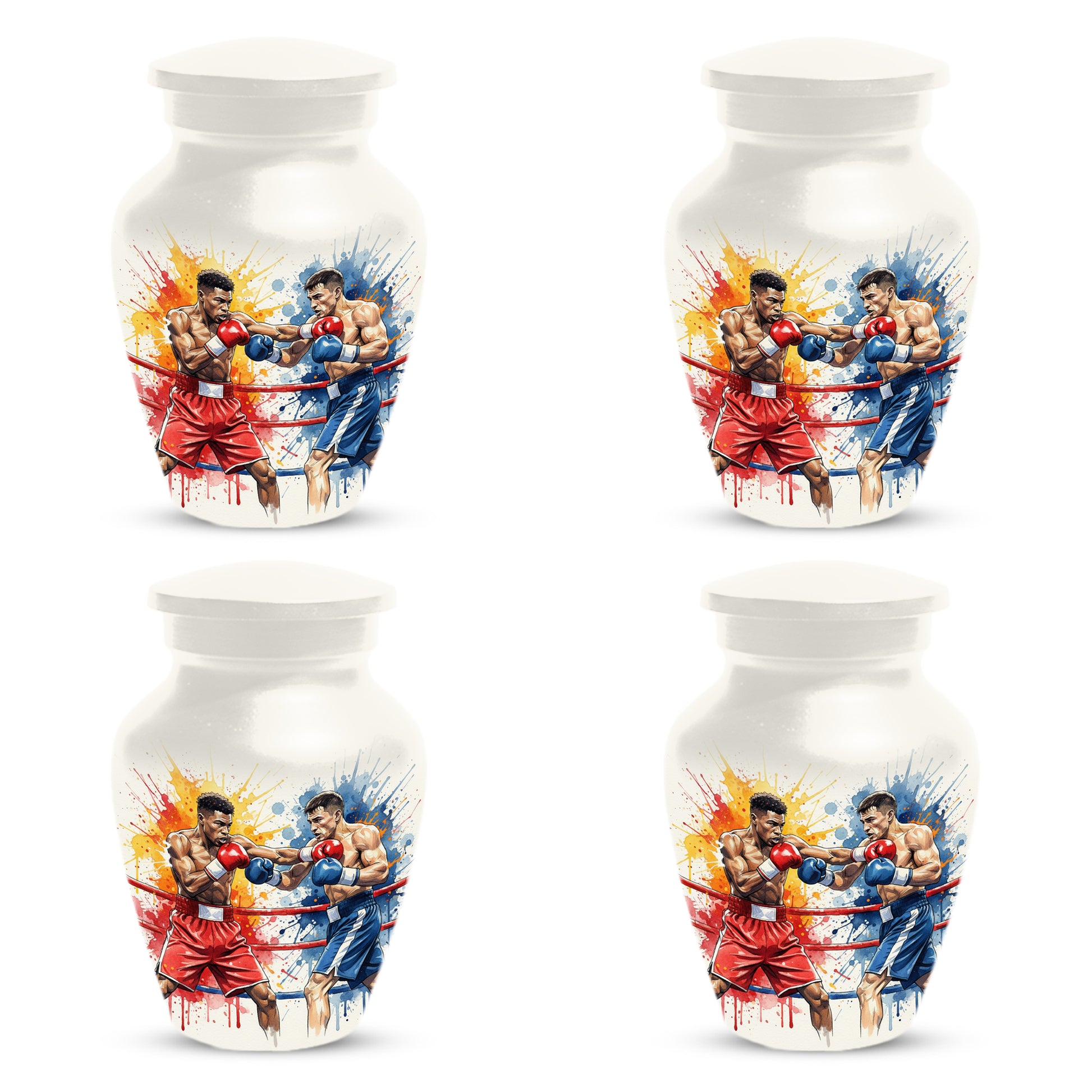 Boxing Urn for Human Ashes | Boxer Adult Cremation Urn Memorial for Men & Dad