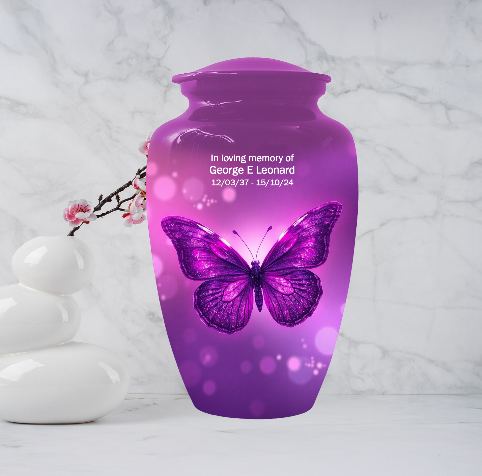 Butterfly Urn for Human Ashes | Personalized Memorial Urn