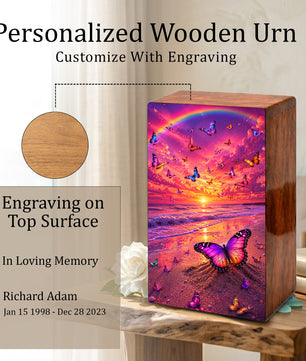Butterfly Urn For Ashes Women - Ocean Cremation Urns For Male and Female