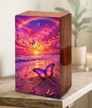 Butterfly Urn For Ashes Women - Ocean Cremation Urns For Male and Female