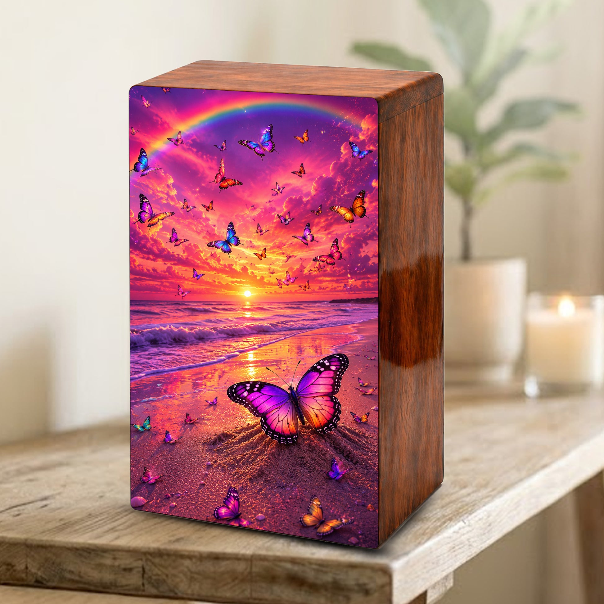 Butterfly Urn For Ashes Women - Ocean Cremation Urns For Male and Female