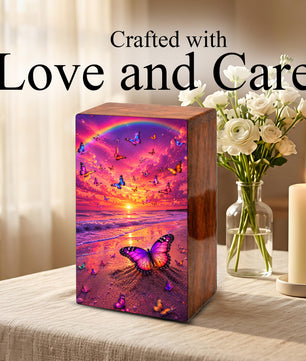 Butterfly Urn For Ashes Women - Ocean Cremation Urns For Male and Female