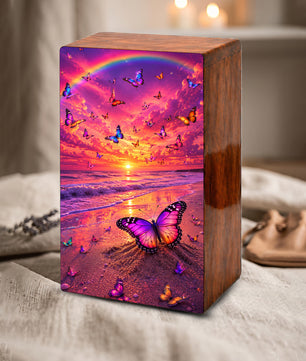 Butterfly Urn For Ashes Women - Ocean Cremation Urns For Male and Female