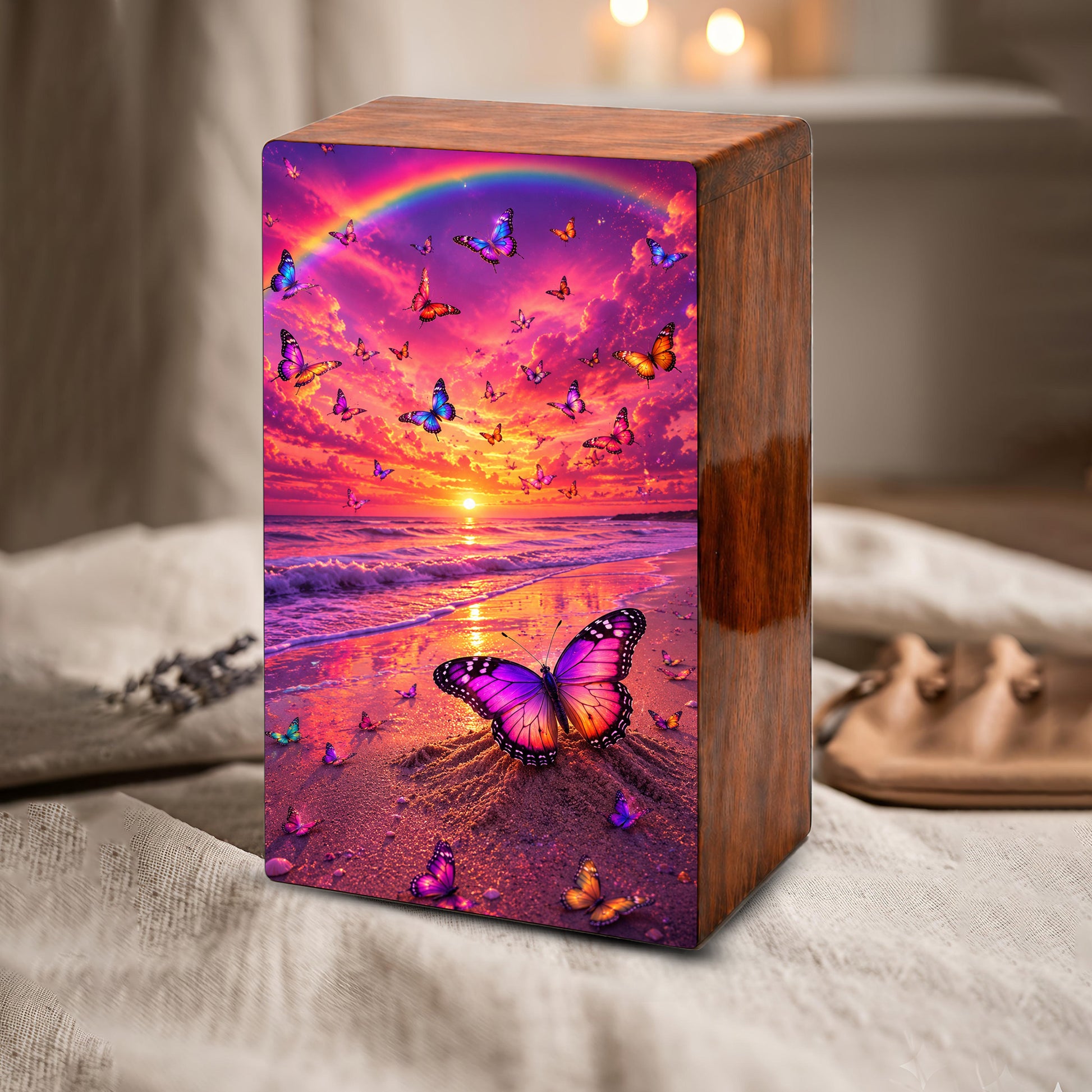 Butterfly Urn For Ashes Women - Ocean Cremation Urns For Male and Female