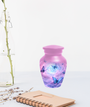 Butterfly Memorial Urn for Ashes, Custom Butterfly Cremation Urn