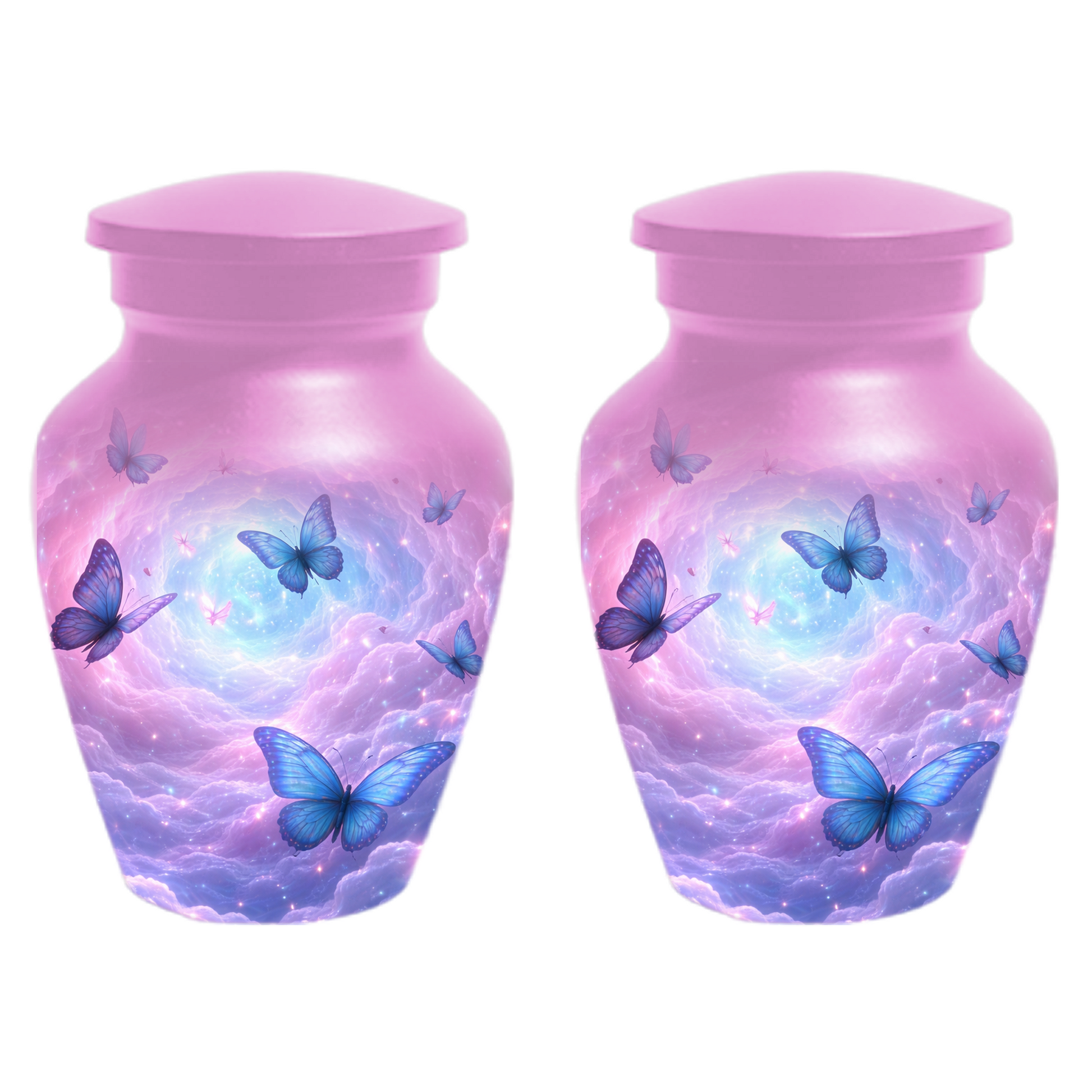 Butterfly Memorial Urn for Ashes, Custom Butterfly Cremation Urn