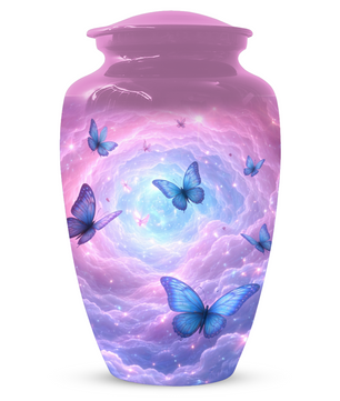 Butterfly Memorial Urn for Ashes, Custom Butterfly Cremation Urn