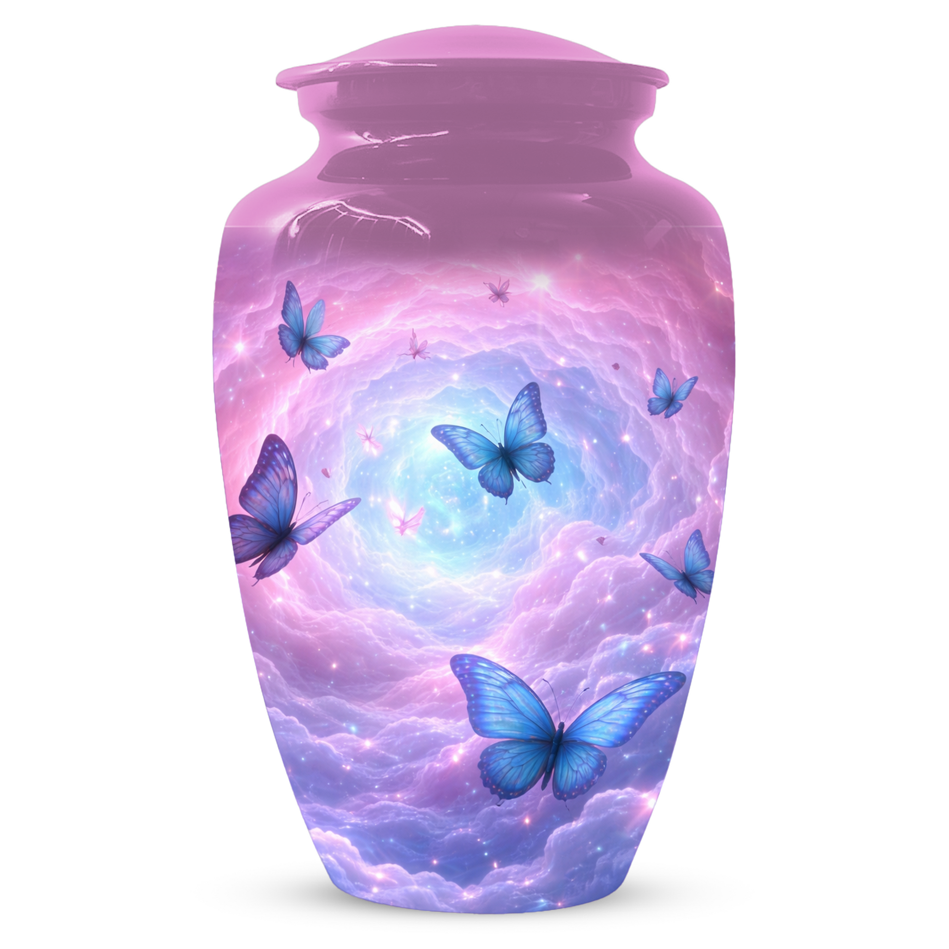 Butterfly Memorial Urn for Ashes, Custom Butterfly Cremation Urn