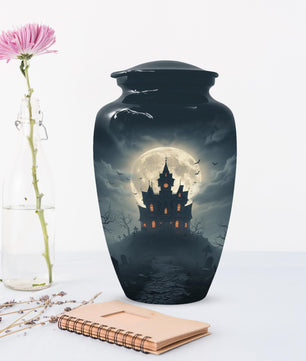 Halloween Urn | Personalized Urns for Burial & Dad’s Ashes | Custom Mini Keepsake