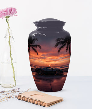 Classic Car Urns for Dad- Sports Car Memorial Urn for Father Ashes