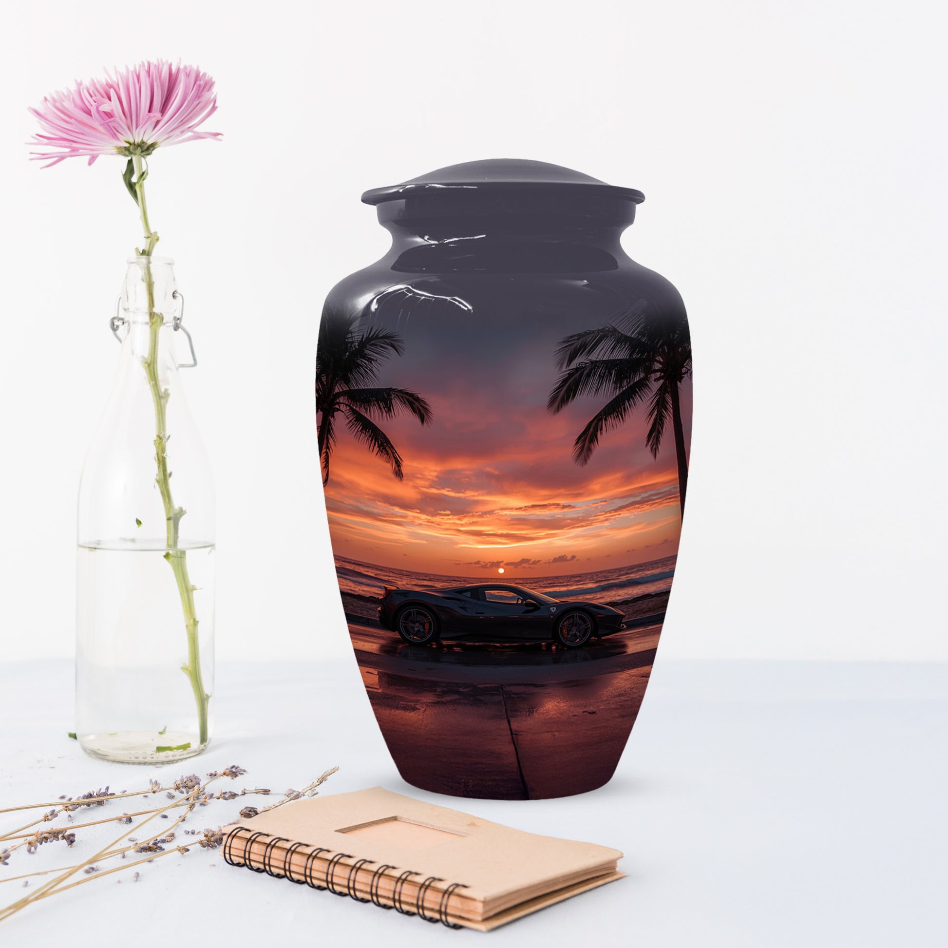 Classic Car Urns for Dad- Sports Car Memorial Urn for Father Ashes