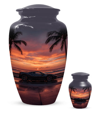 Classic Car Urns for Dad- Sports Car Memorial Urn for Father Ashes