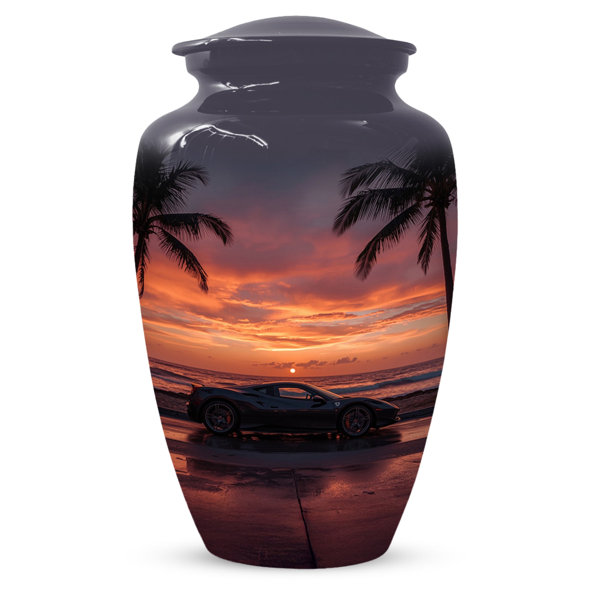 Classic Car Urns for Dad- Sports Car Memorial Urn for Father Ashes