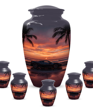 Classic Car Urns for Dad- Sports Car Memorial Urn for Father Ashes
