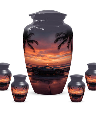 Classic Car Urns for Dad- Sports Car Memorial Urn for Father Ashes