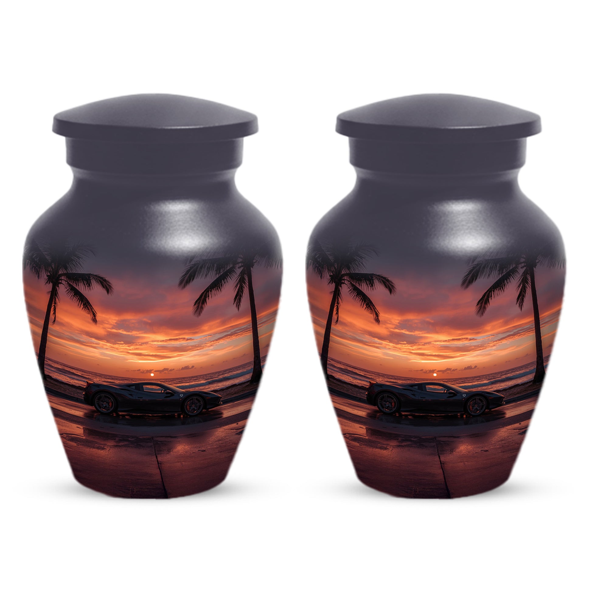 Classic Car Urns for Dad- Sports Car Memorial Urn for Father Ashes