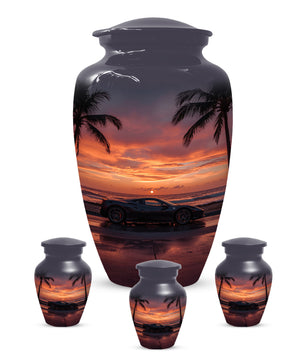 Classic Car Urns for Dad- Sports Car Memorial Urn for Father Ashes