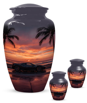 Classic Car Urns for Dad- Sports Car Memorial Urn for Father Ashes