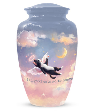 Angel Cat Rainbow Bridge Keepsake -  Custom Pet Cremation Urns for Cat