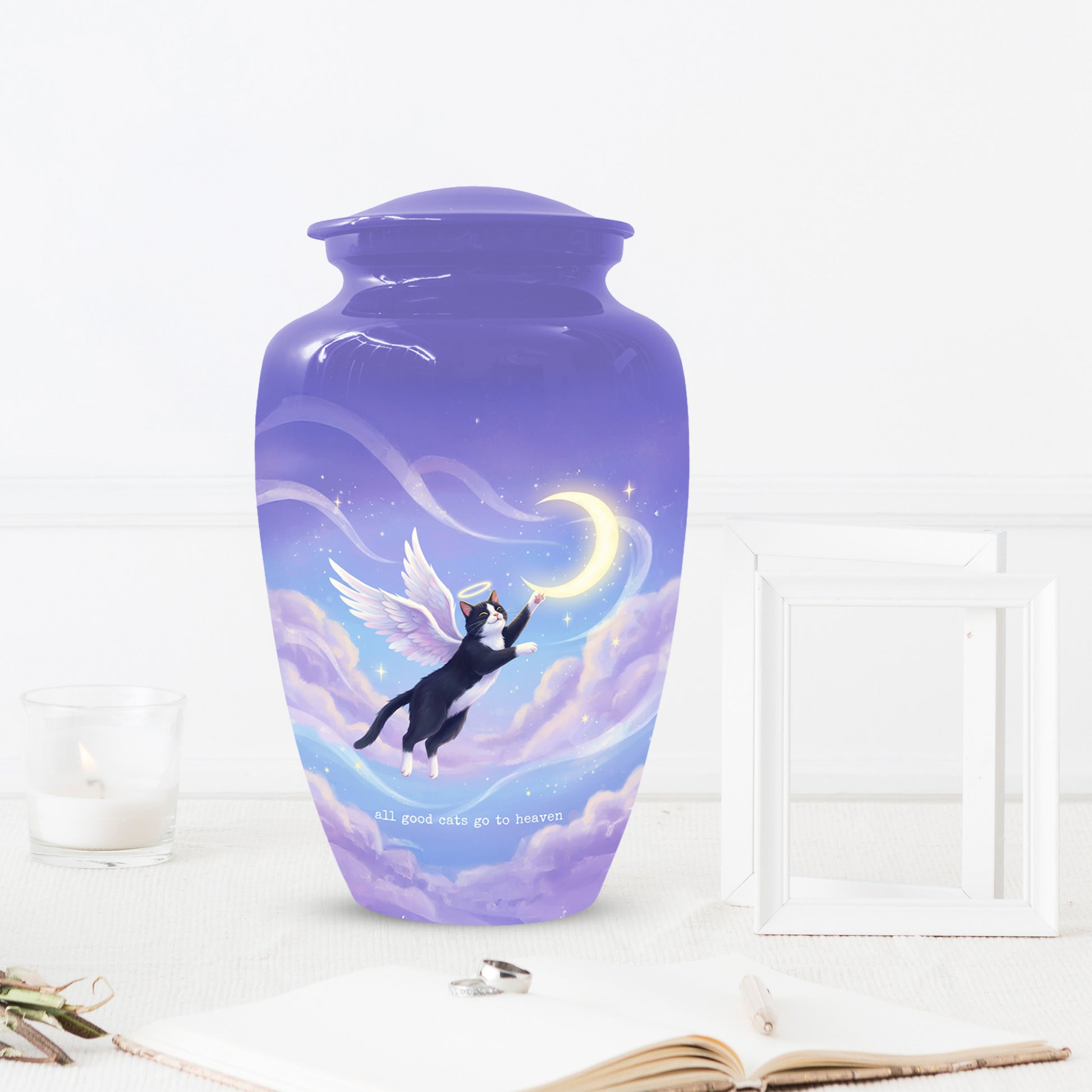 Cat Urn for Adult Ashes | Beautiful Adult Cremation Urn & Memorial Urns